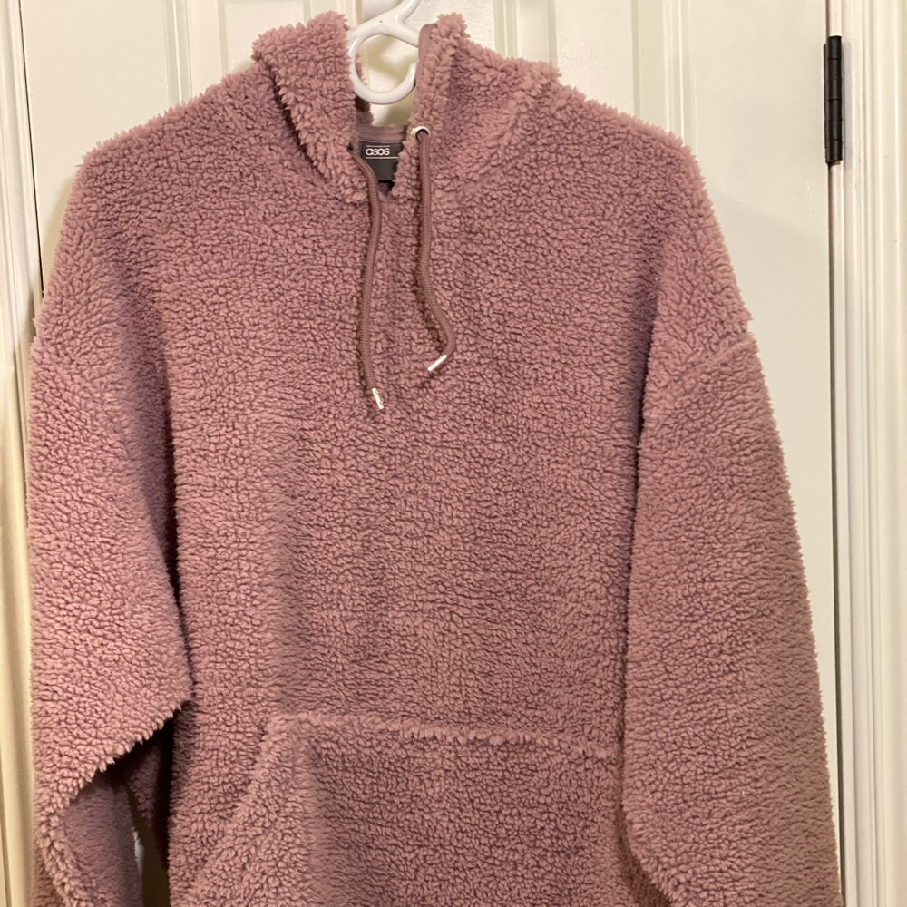 ASOS DESIGN Oversized Teddy-borg Hoodie